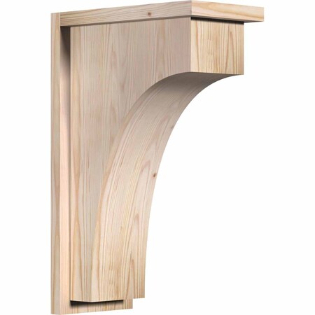 Ekena Millwork Huntington Smooth Corbel w/Backplate, Douglas Fir, 7 1/2"W x 14"D x 22"H COR08X14X22HUN01SDF